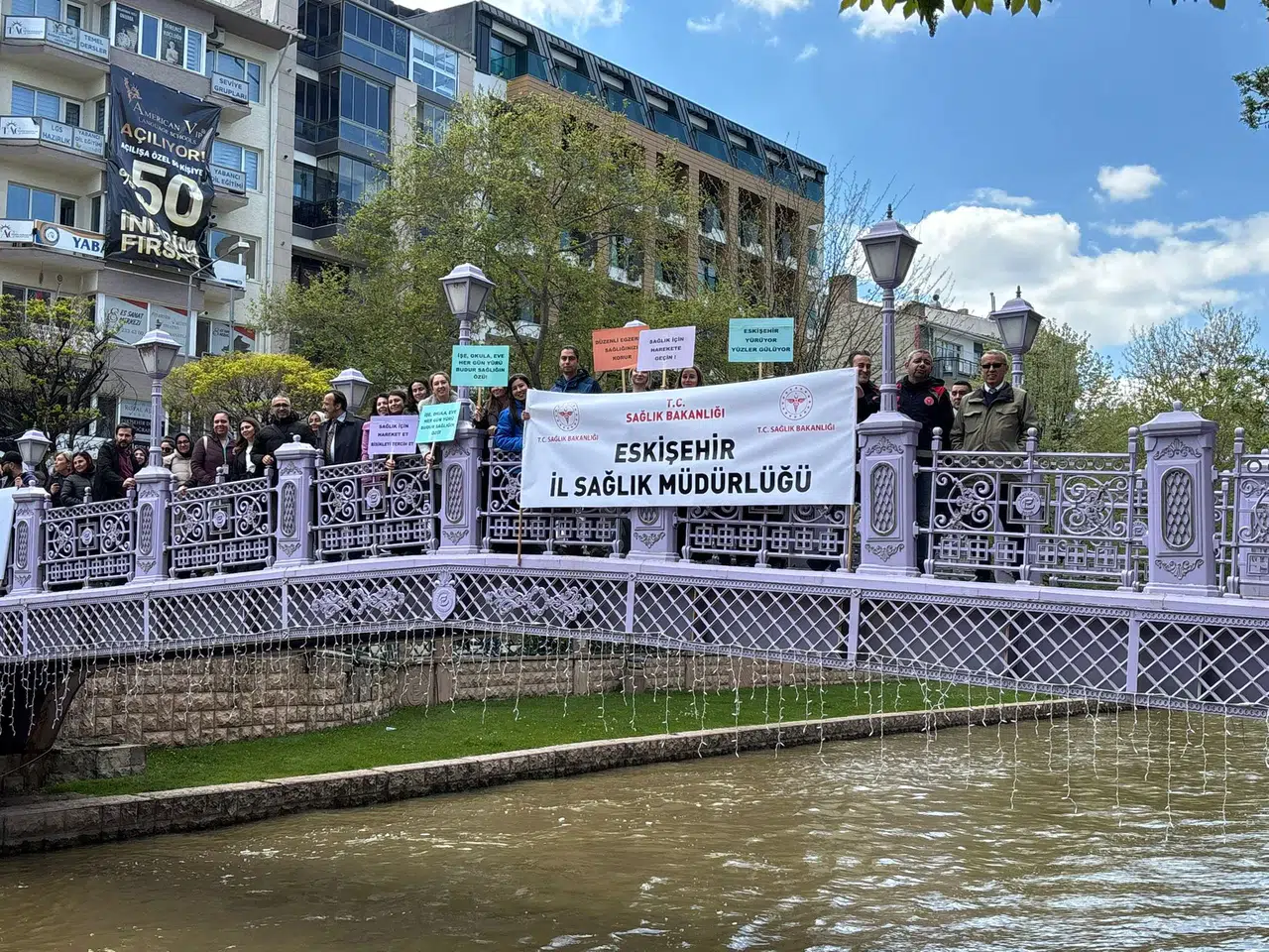 Eskişehir’de “Sağlık İçin Hareket Et Günü” özel farkındalık yürüyüşü