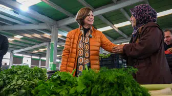 Kurban Bayramı öncesi Başkan Ünlüce’den pazar ziyareti