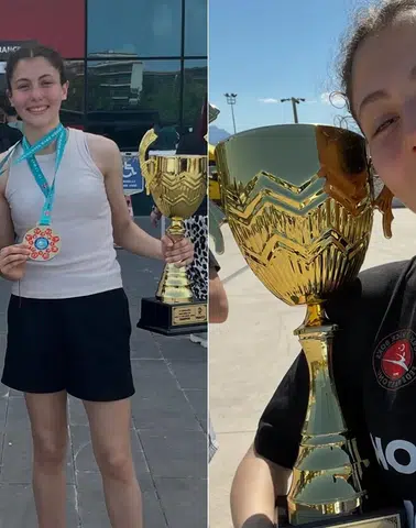 Eskişehirli sporcu Dünya Kupası'ndan iki şampiyonlukla döndü