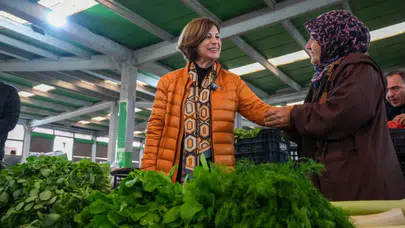 Kurban Bayramı öncesi Başkan Ünlüce’den pazar ziyareti