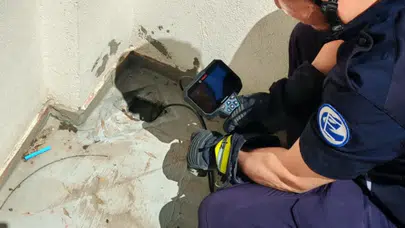 Eskişehir'de itfaiye ekipleri yavru kediler için seferber oldu