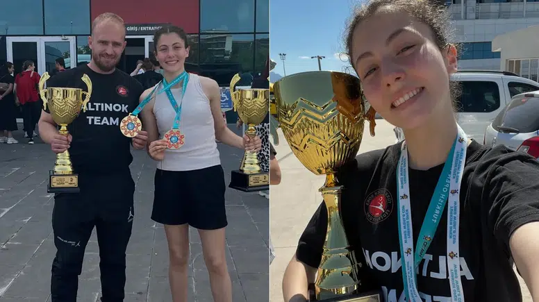 Eskişehirli sporcu Dünya Kupası'ndan iki şampiyonlukla döndü